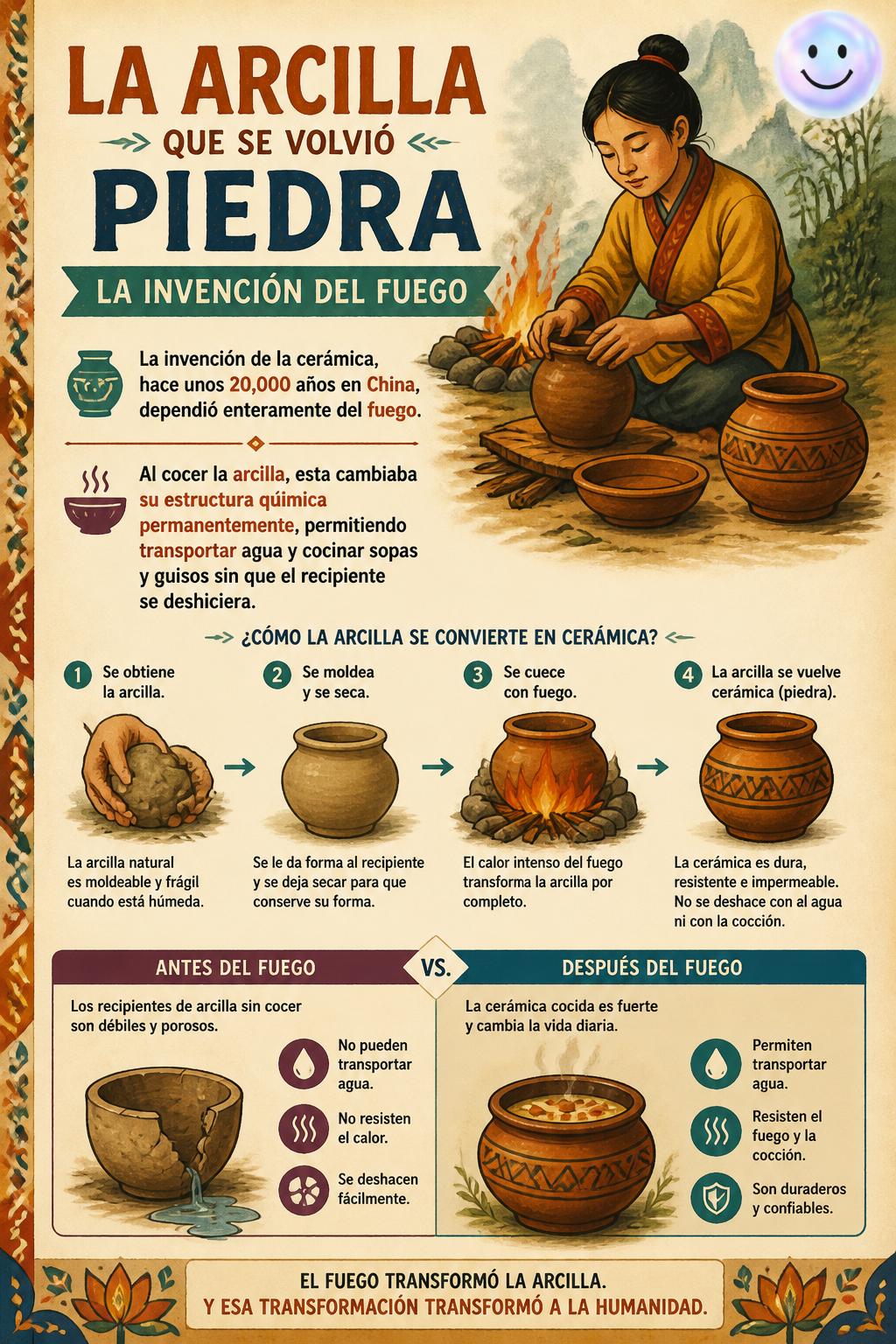 La arcilla que se volvió piedra