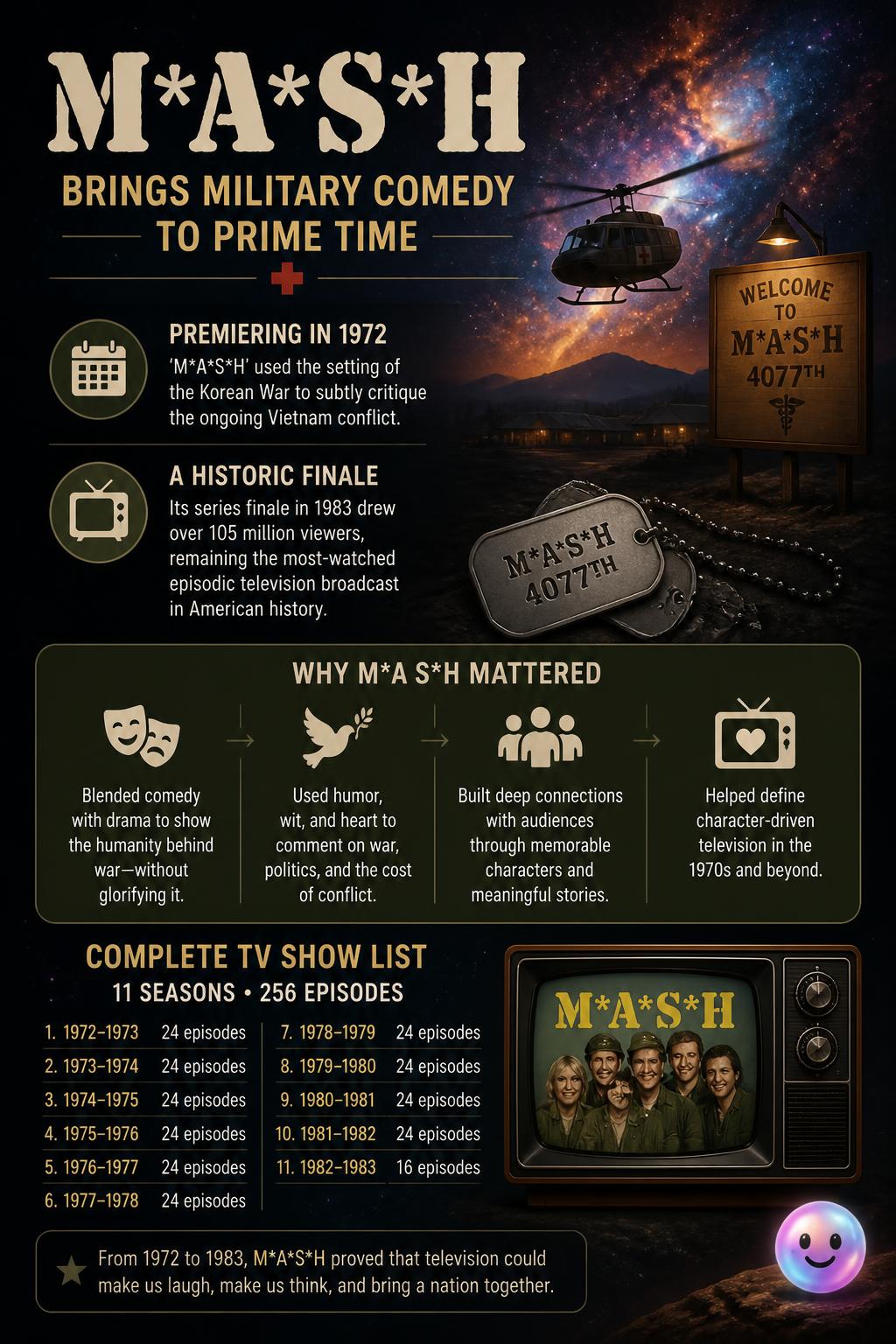 MASH brings military comedy to prime time