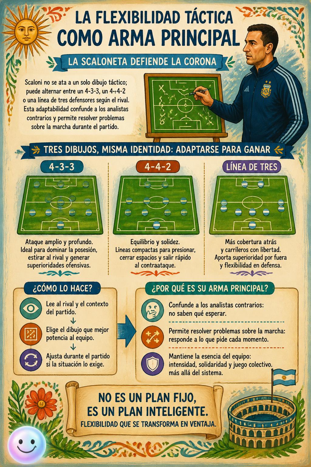 La flexibilidad táctica como arma principal