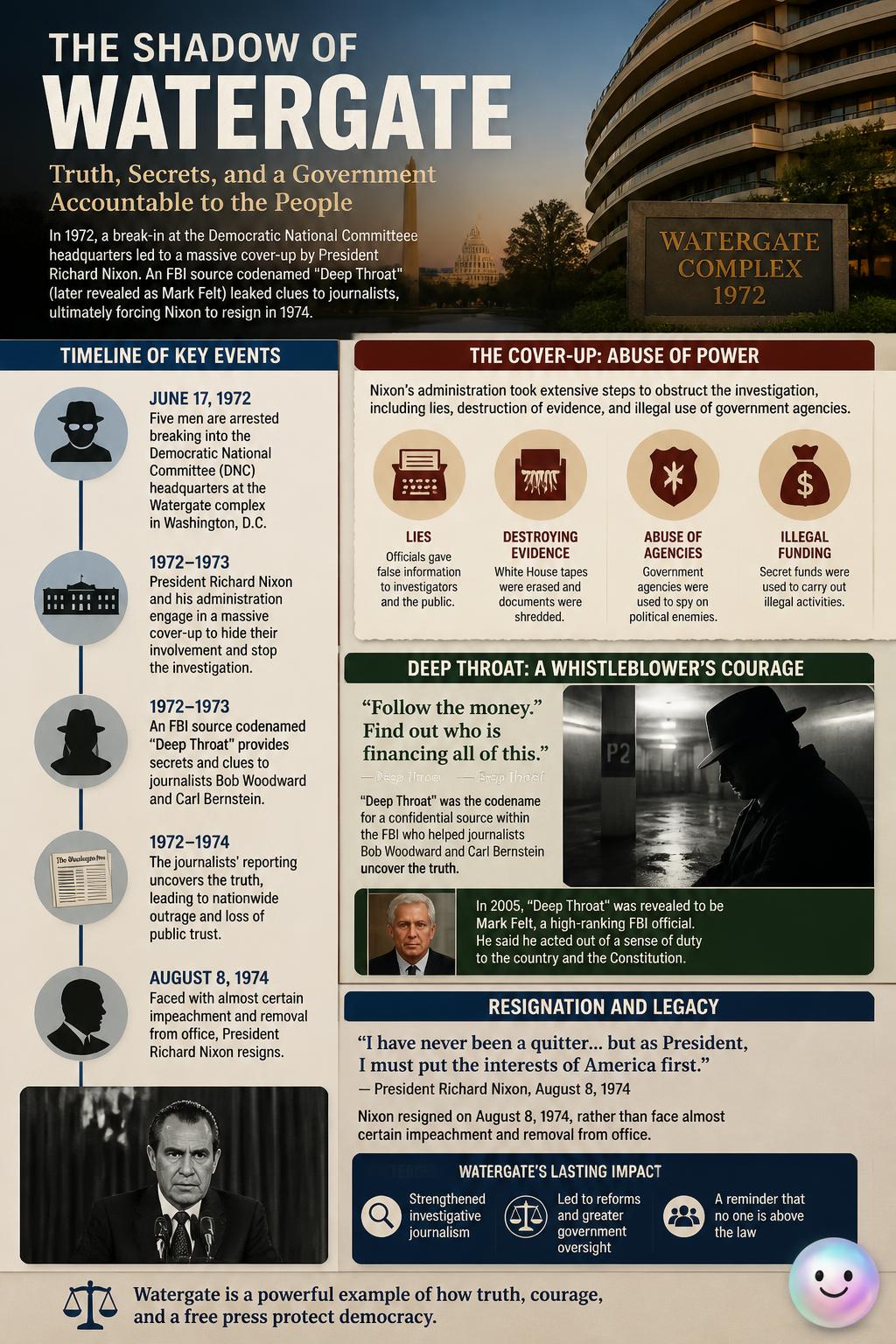 The shadow of Watergate and Deep Throat
