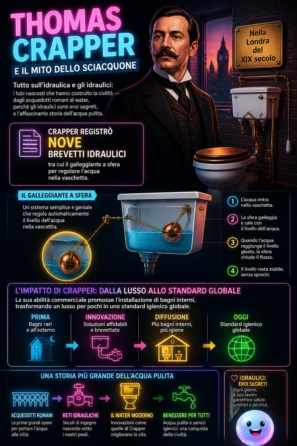Thomas Crapper e il mito dello sciacquone