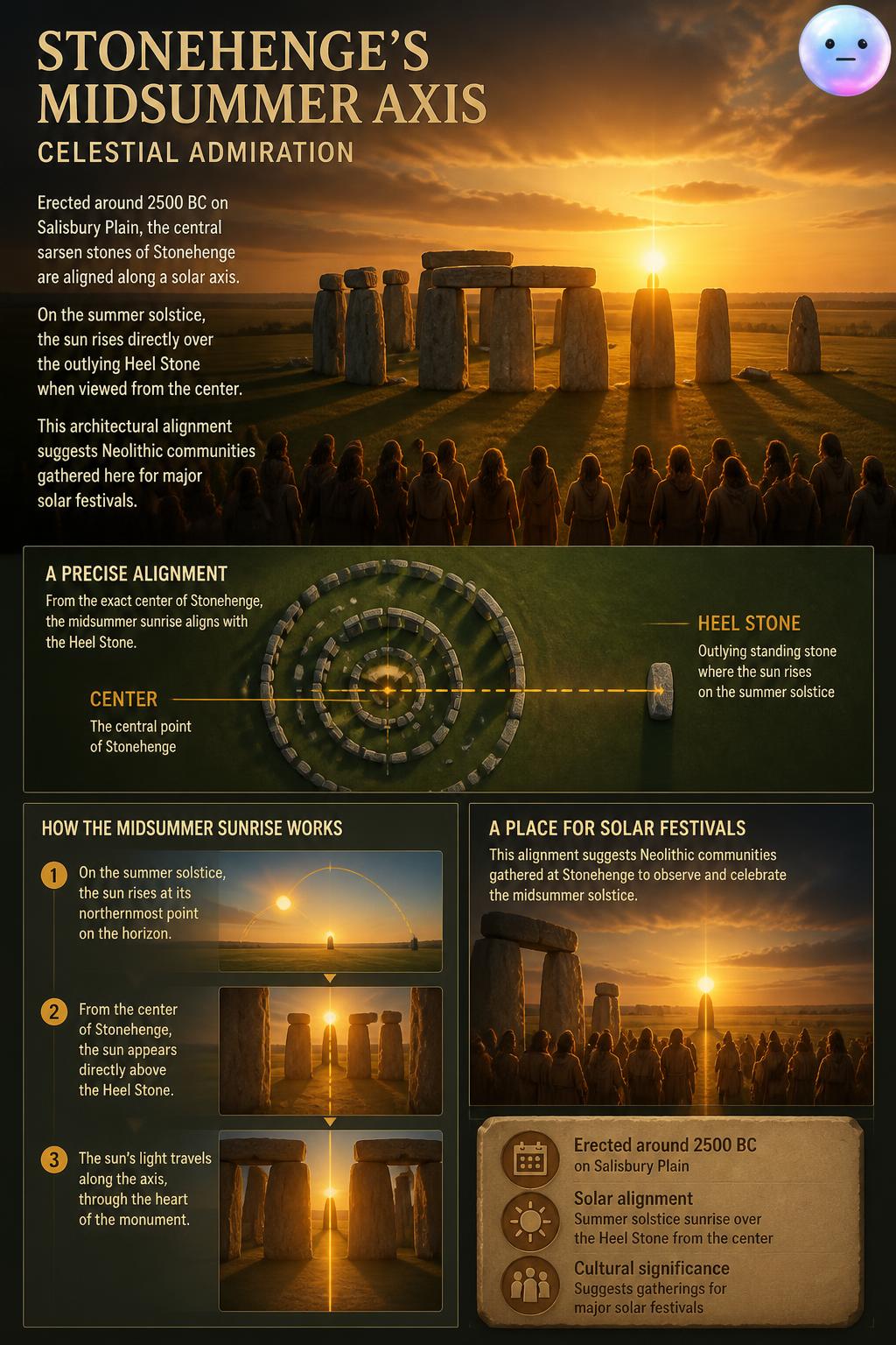 Stonehenge's midsummer axis