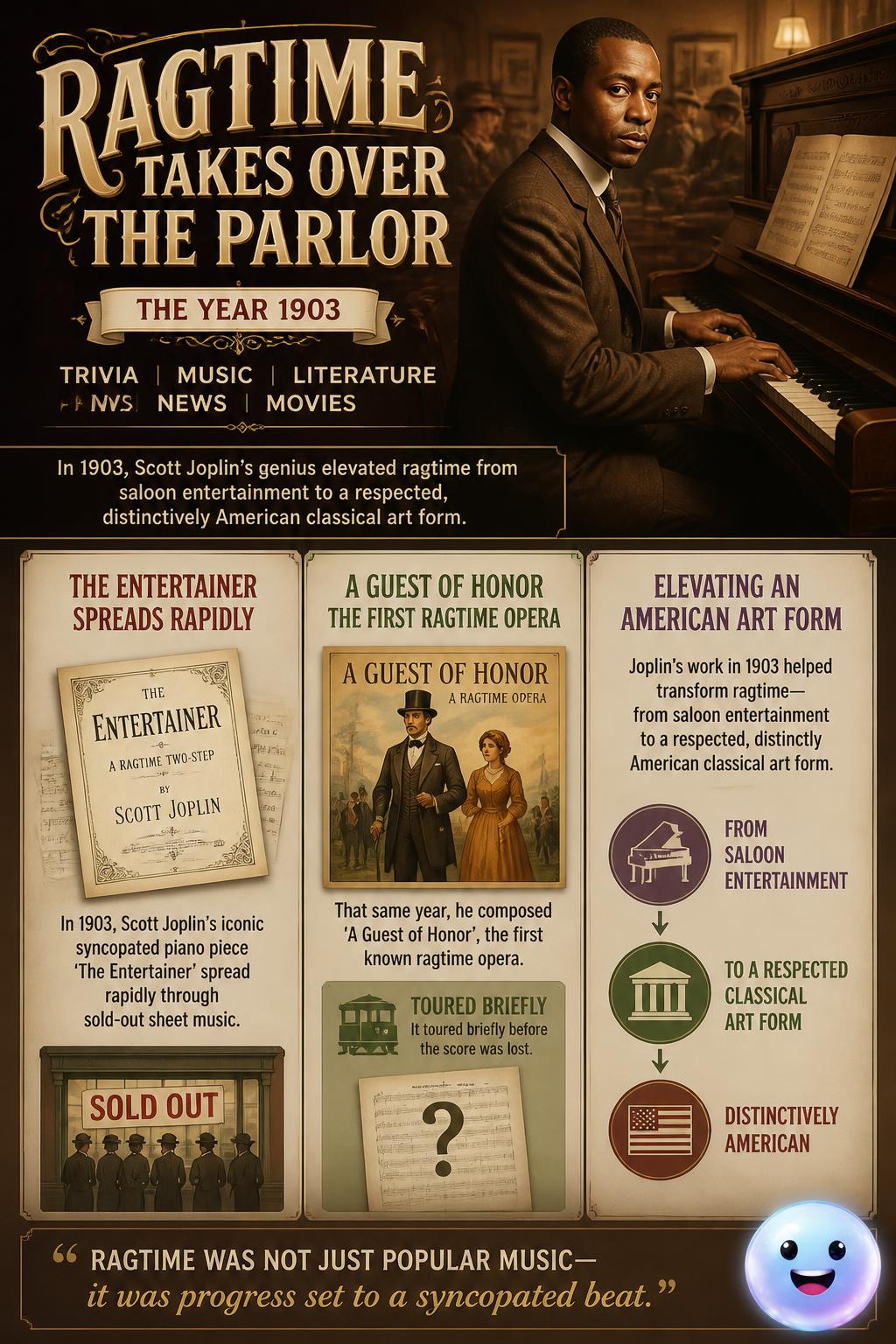 Ragtime takes over the parlor