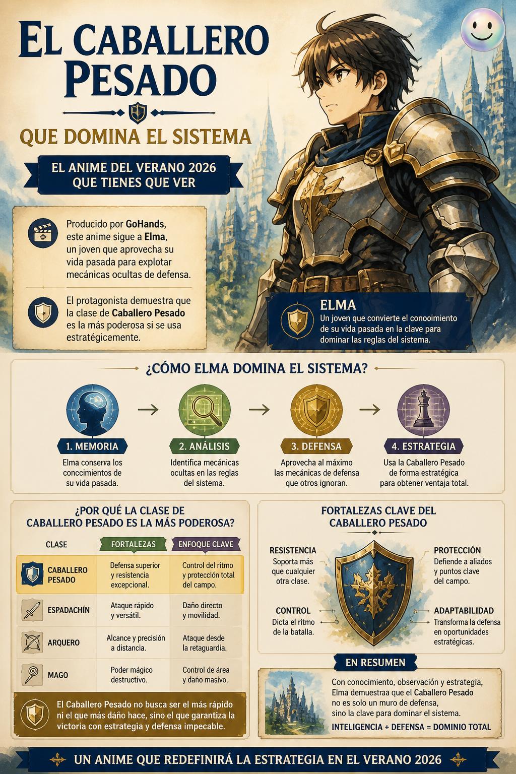 El caballero pesado que domina el sistema