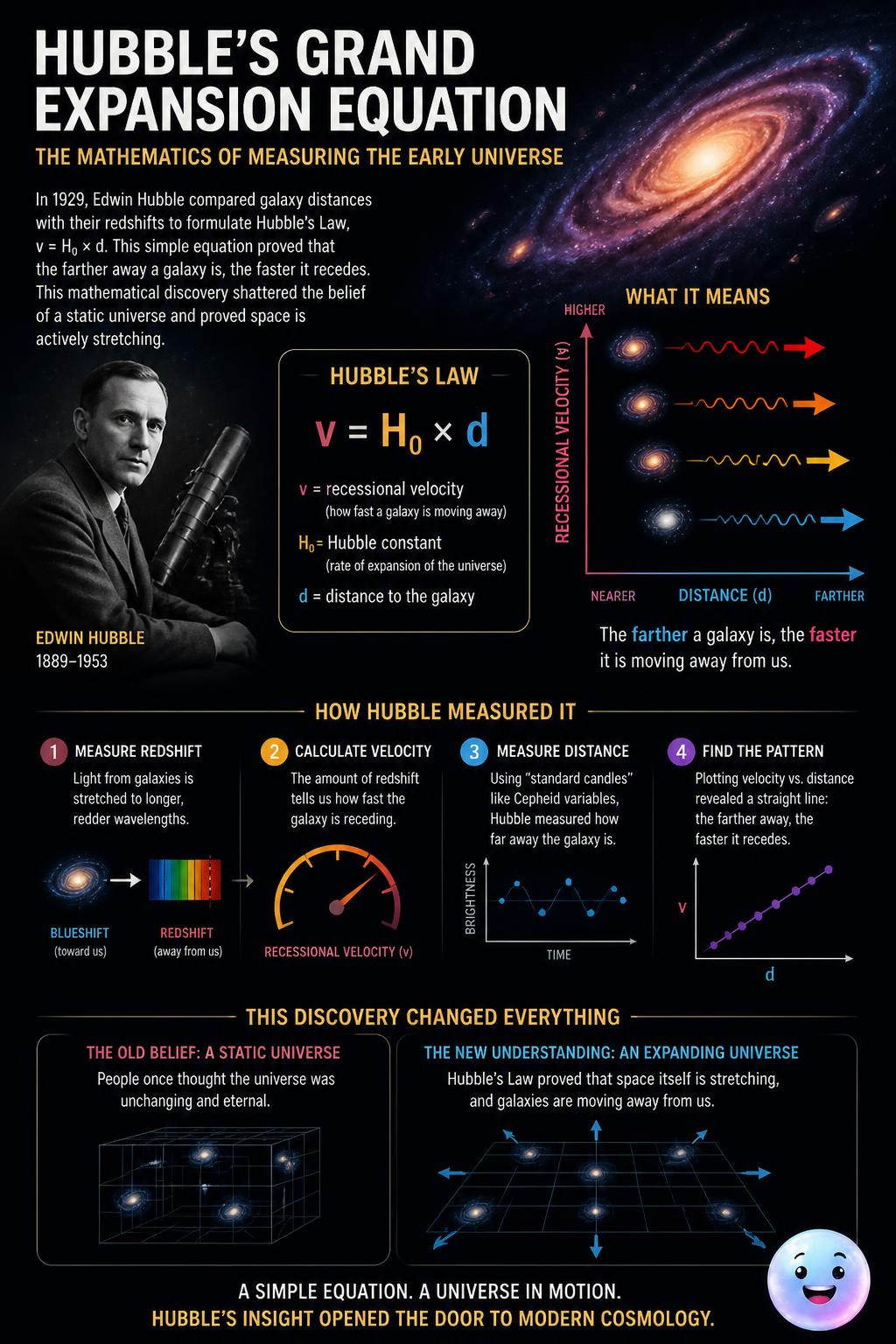 Hubble's grand expansion equation
