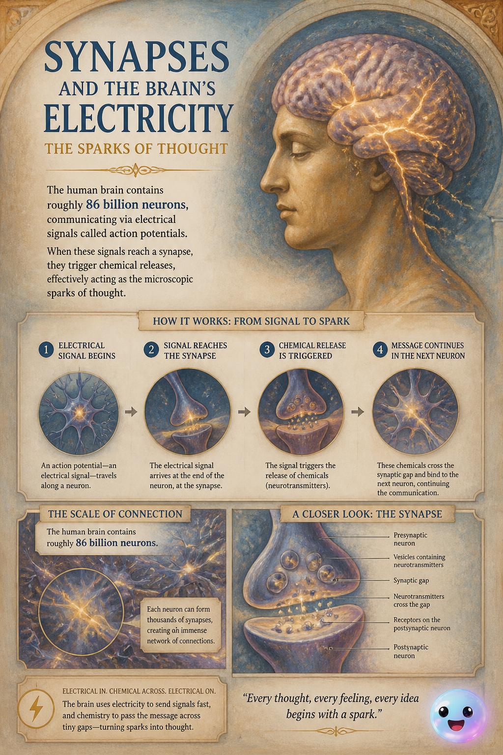 Synapses and the brain's electricity