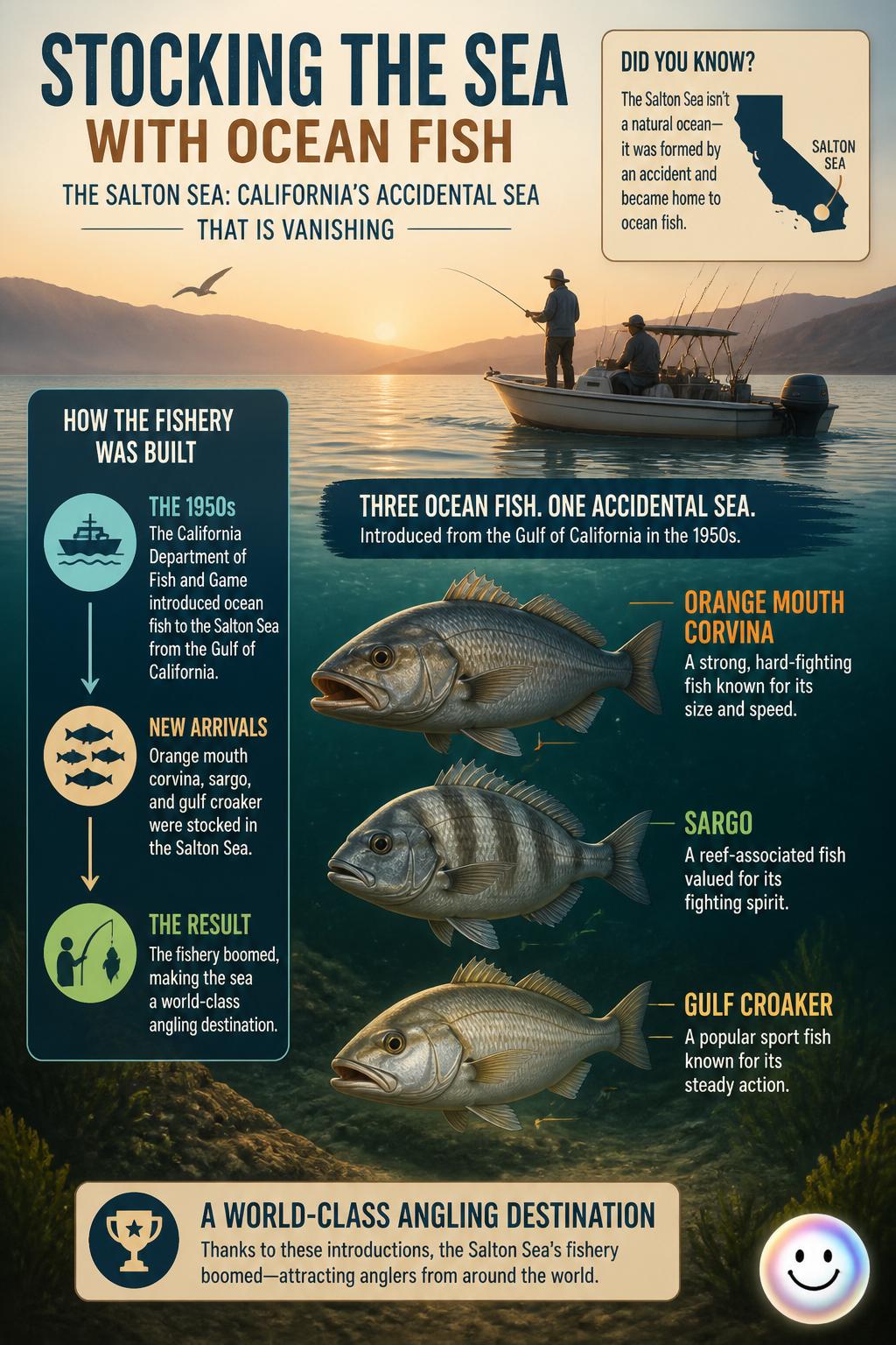 Stocking the sea with ocean fish