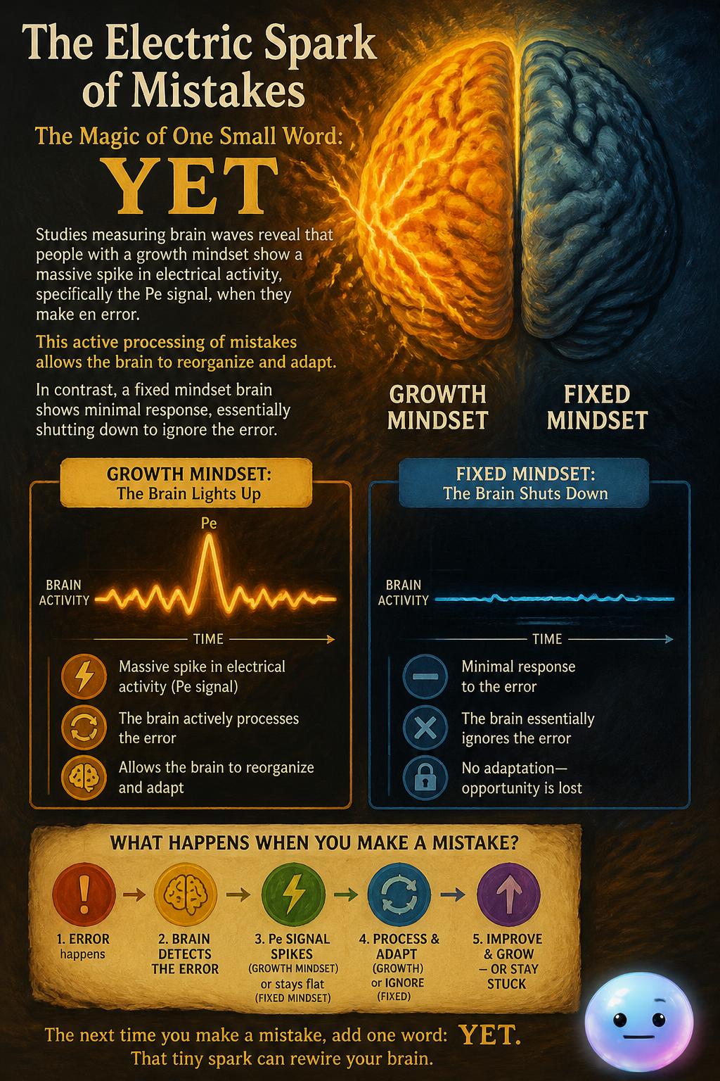 The electric spark of mistakes