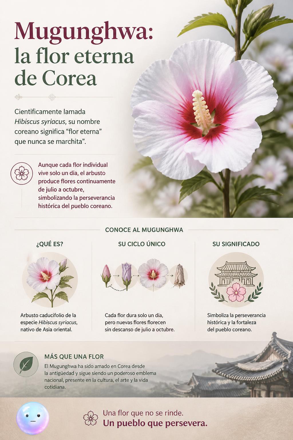 Mugunghwa: la flor eterna de Corea