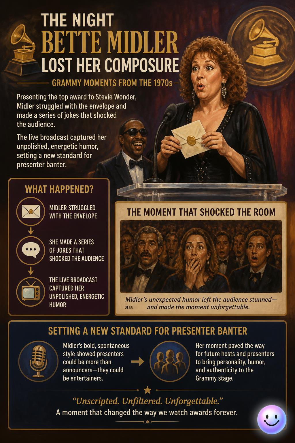 The night Bette Midler lost her composure