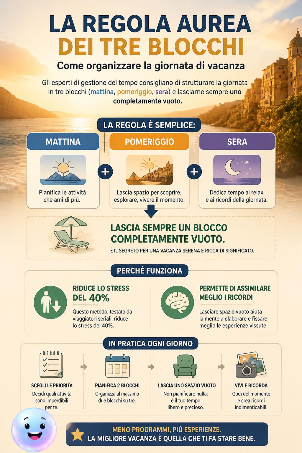 La regola aurea dei tre blocchi