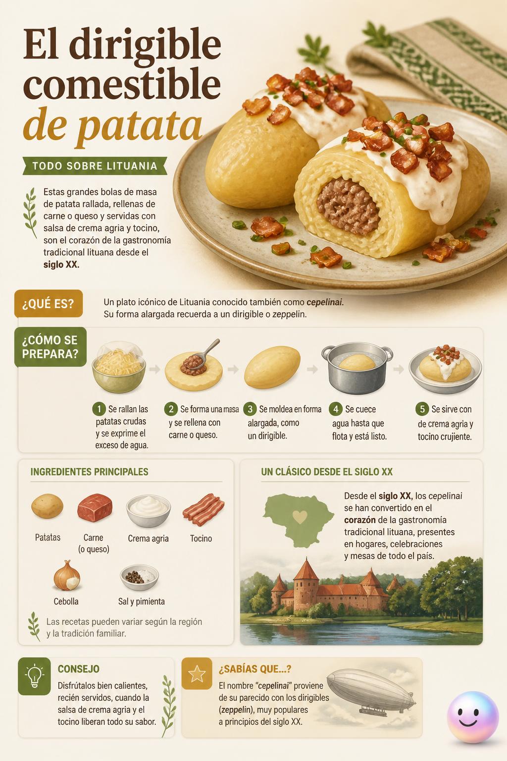 El dirigible comestible de patata