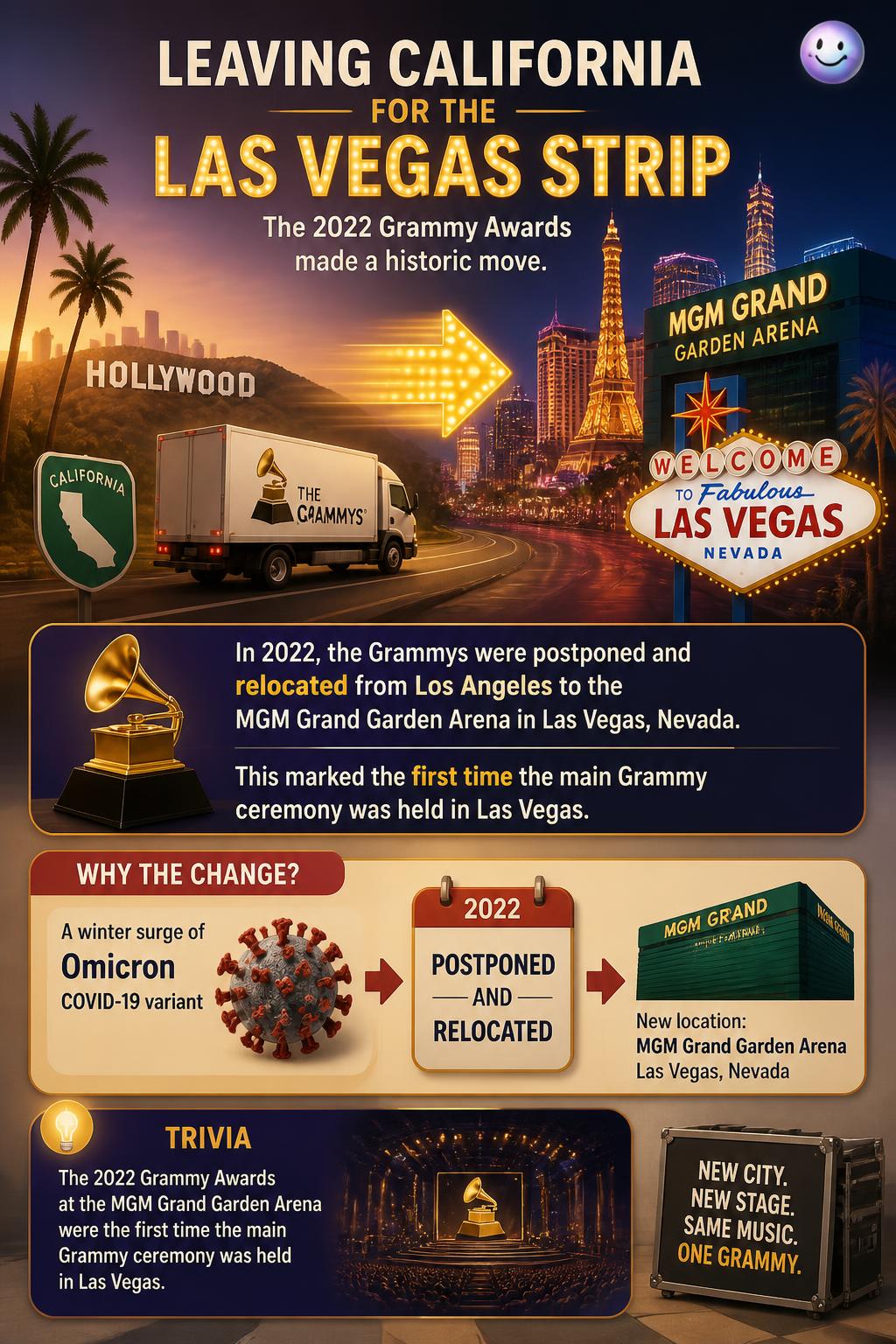 Leaving California for the Las Vegas Strip