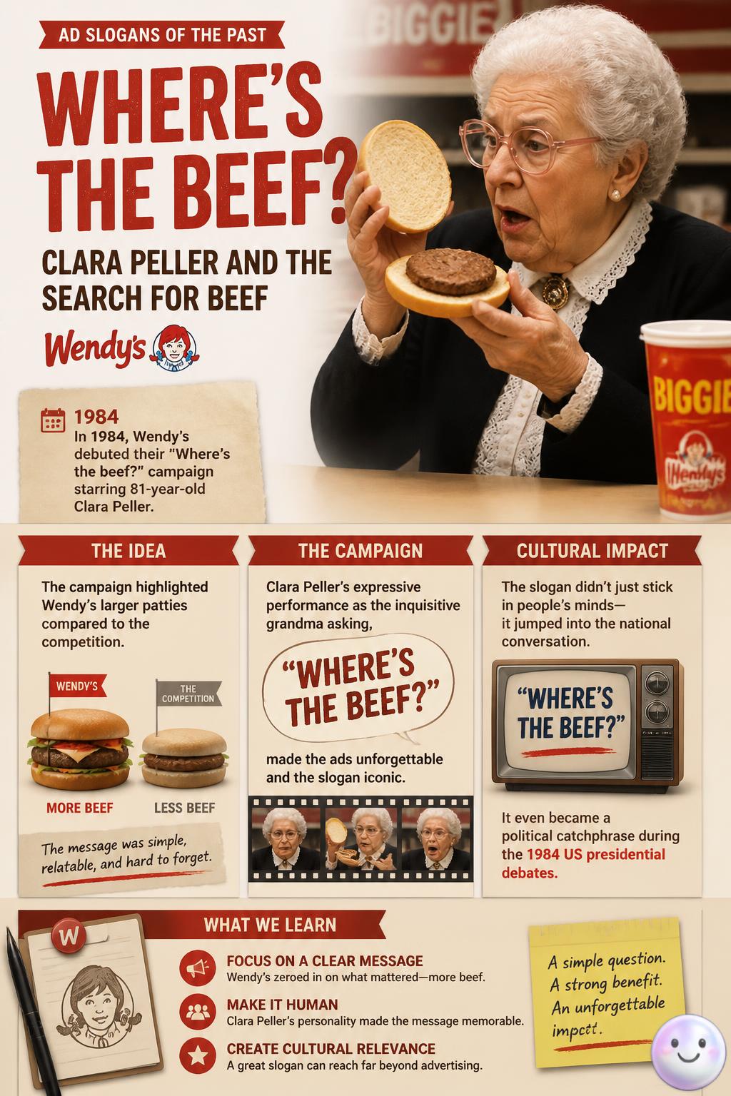Clara Peller and the search for beef