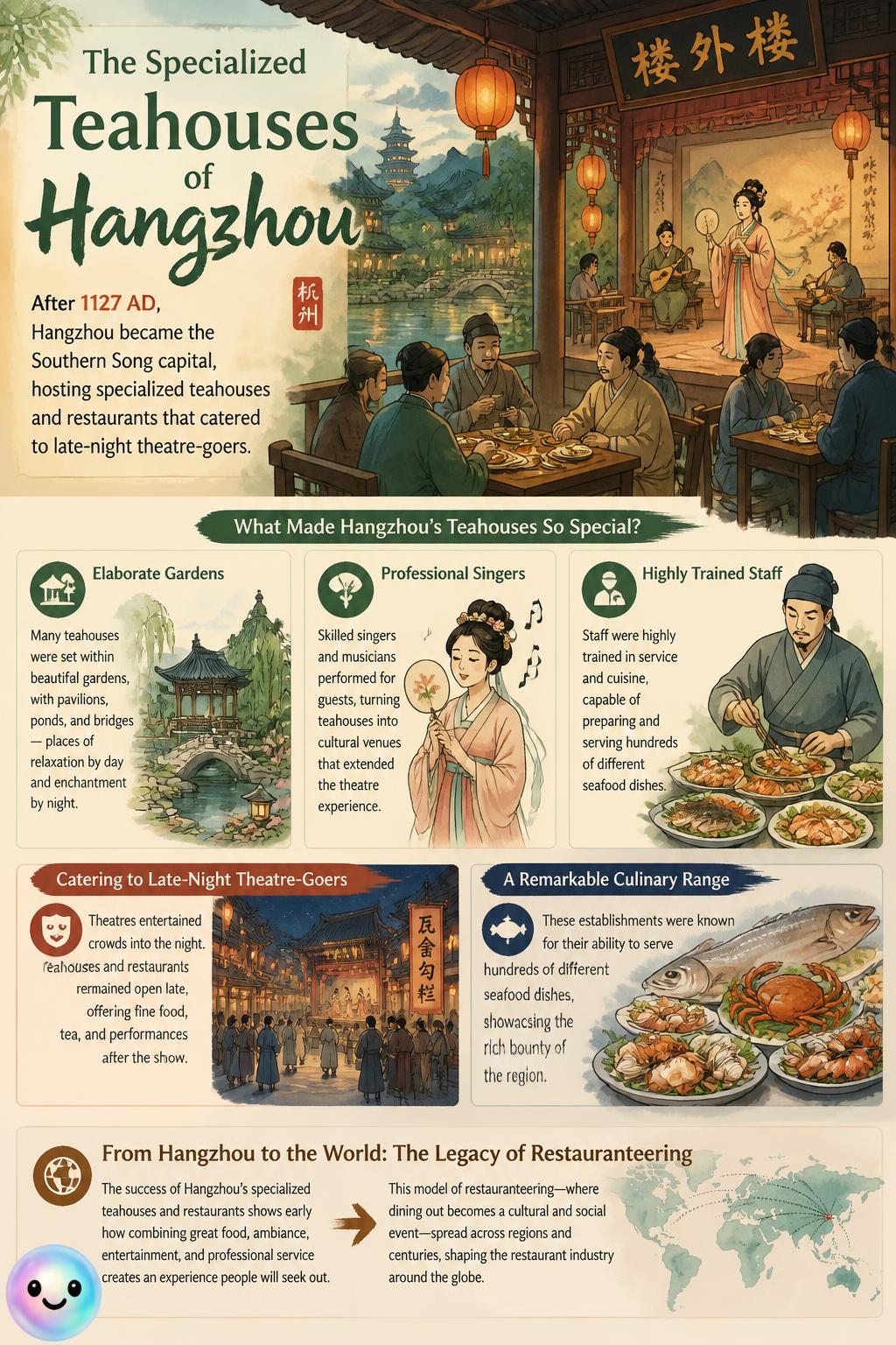 The specialized teahouses of Hangzhou