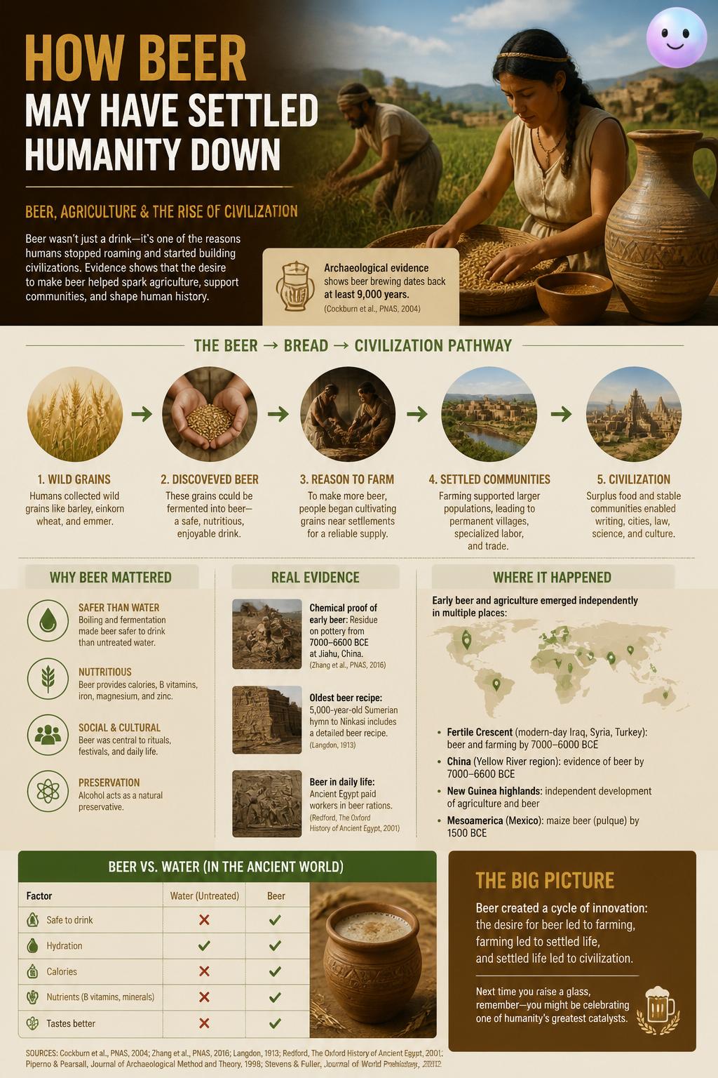 How beer may have settled humanity down