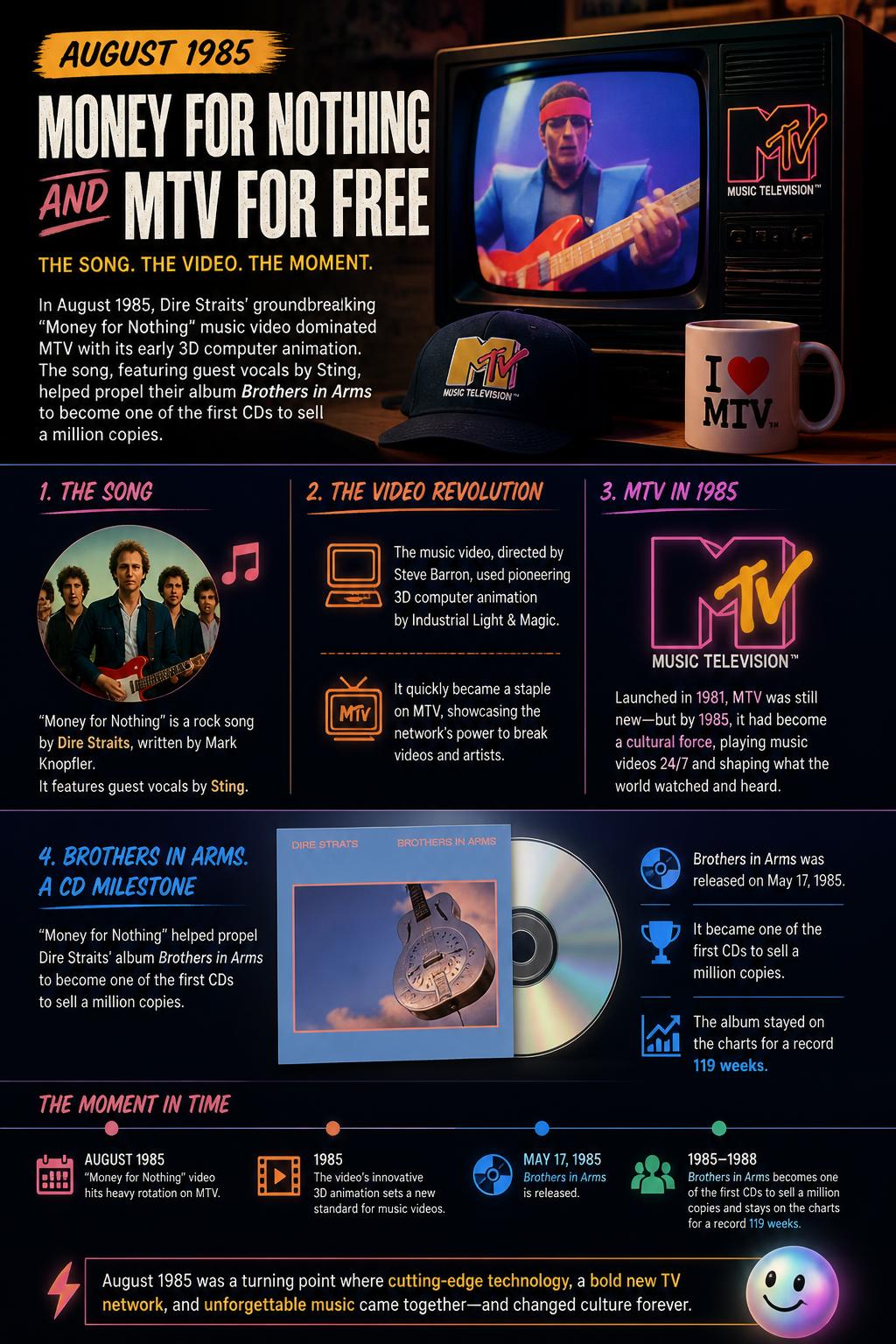 Money for nothing and MTV for free