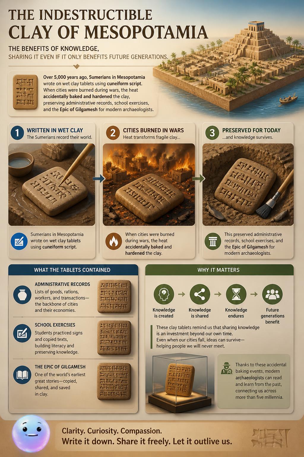 The indestructible clay of Mesopotamia