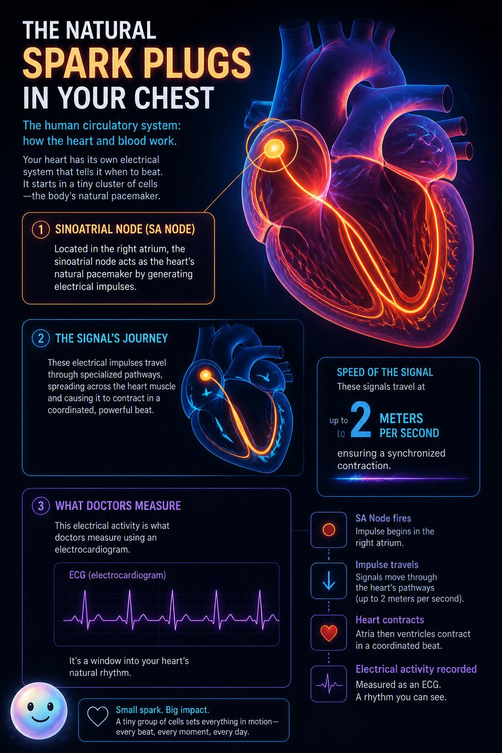The natural spark plugs in your chest