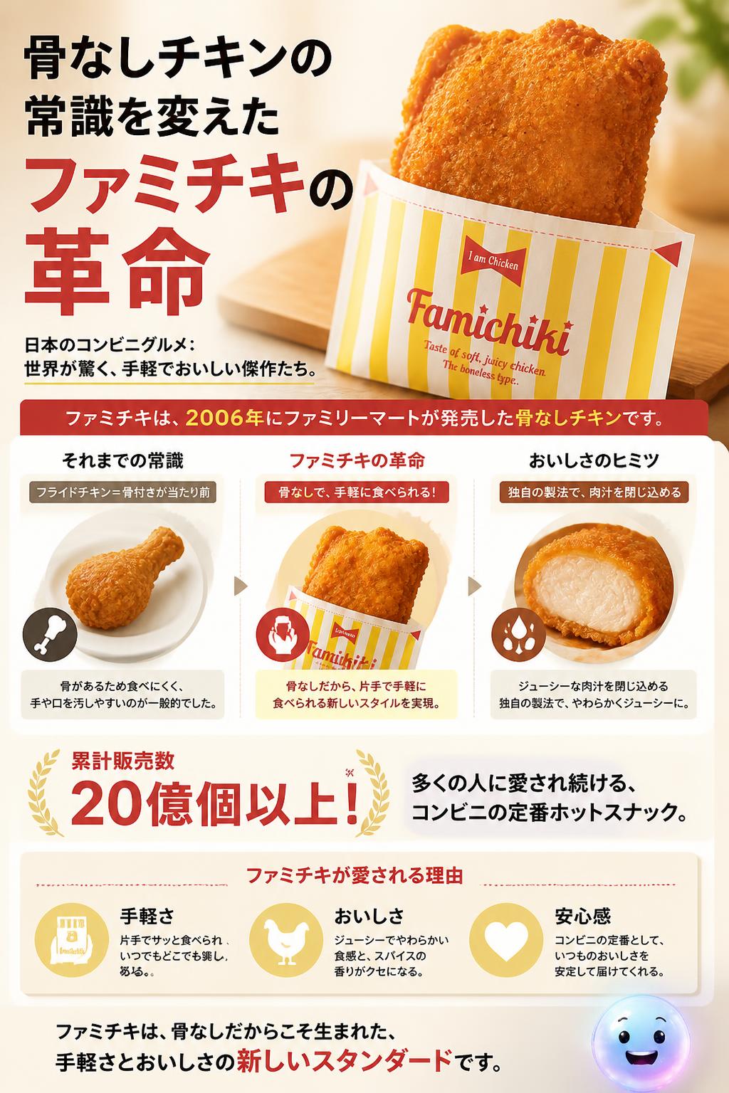骨なしチキンの常識を変えたファミチキの革命