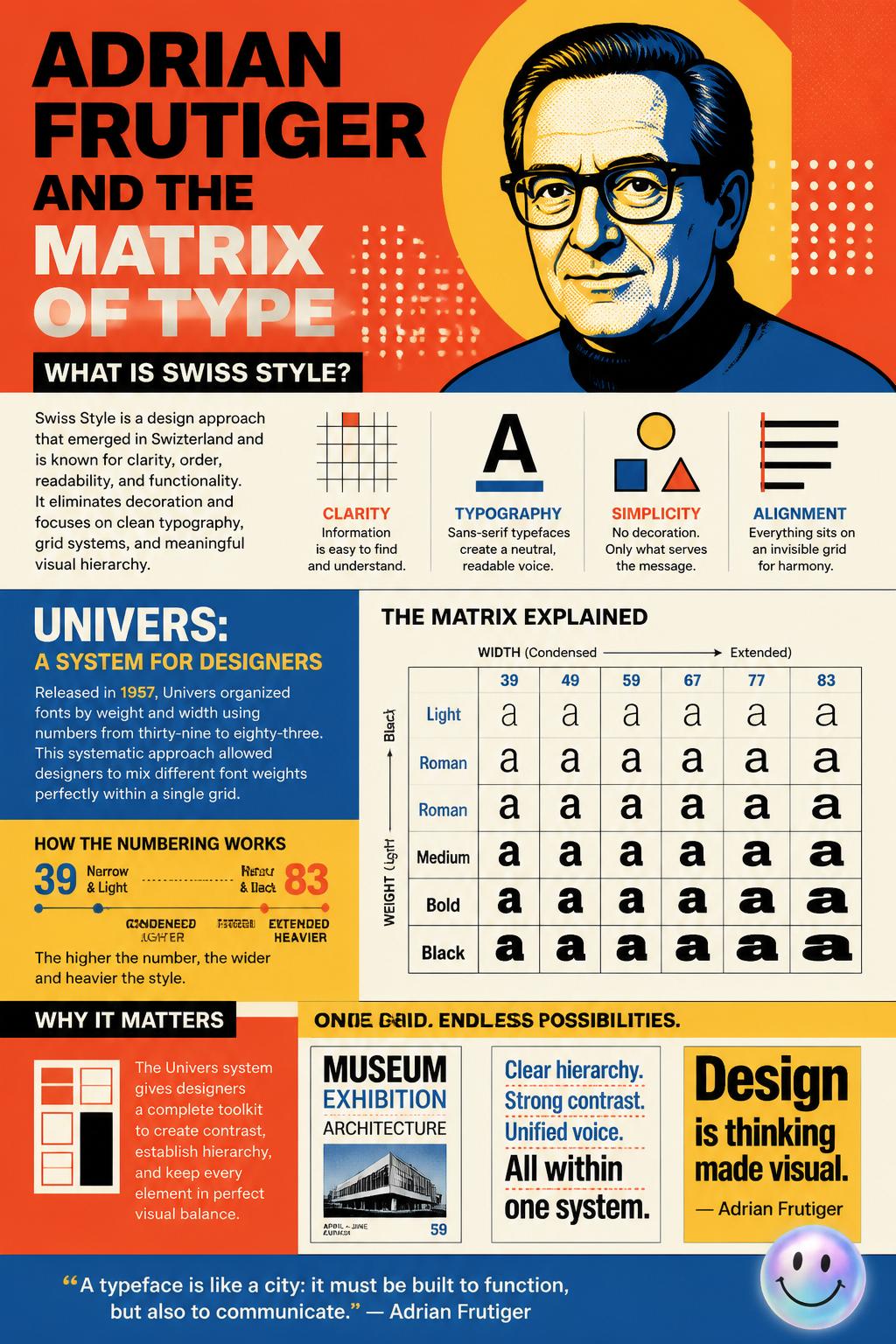 Adrian Frutiger and the matrix of type