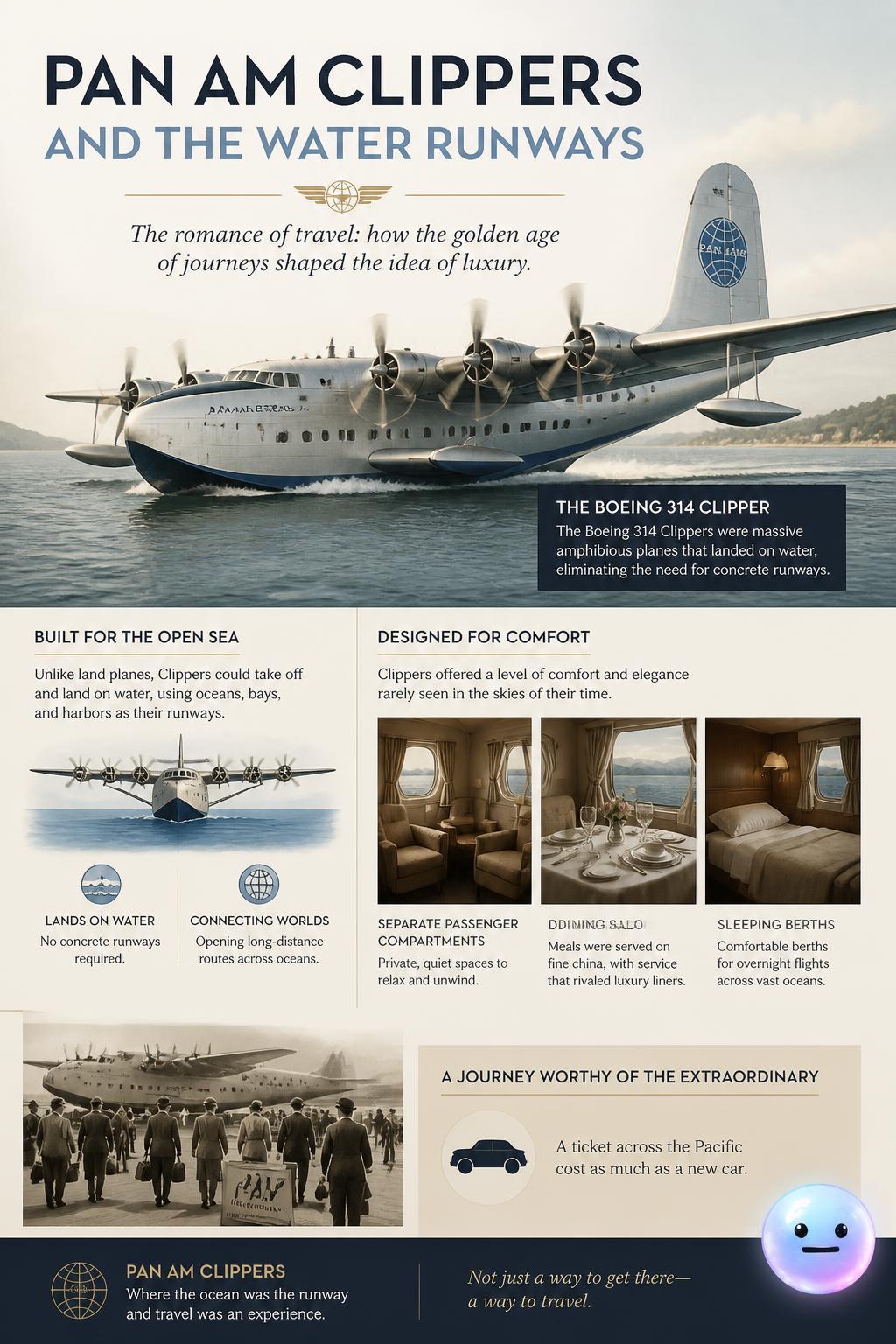 Pan Am Clippers and the water runways