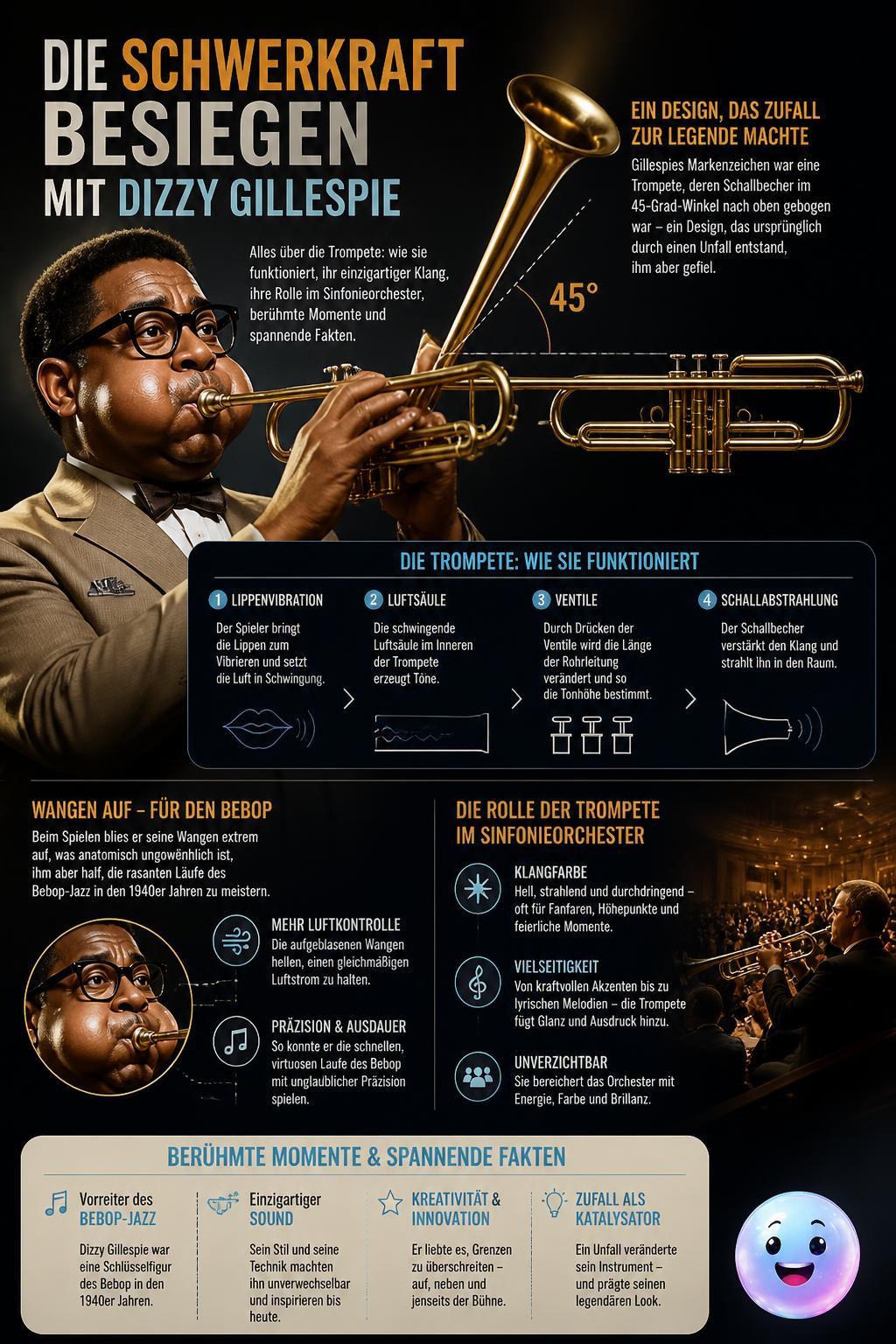 Die Schwerkraft besiegen mit Dizzy Gillespie