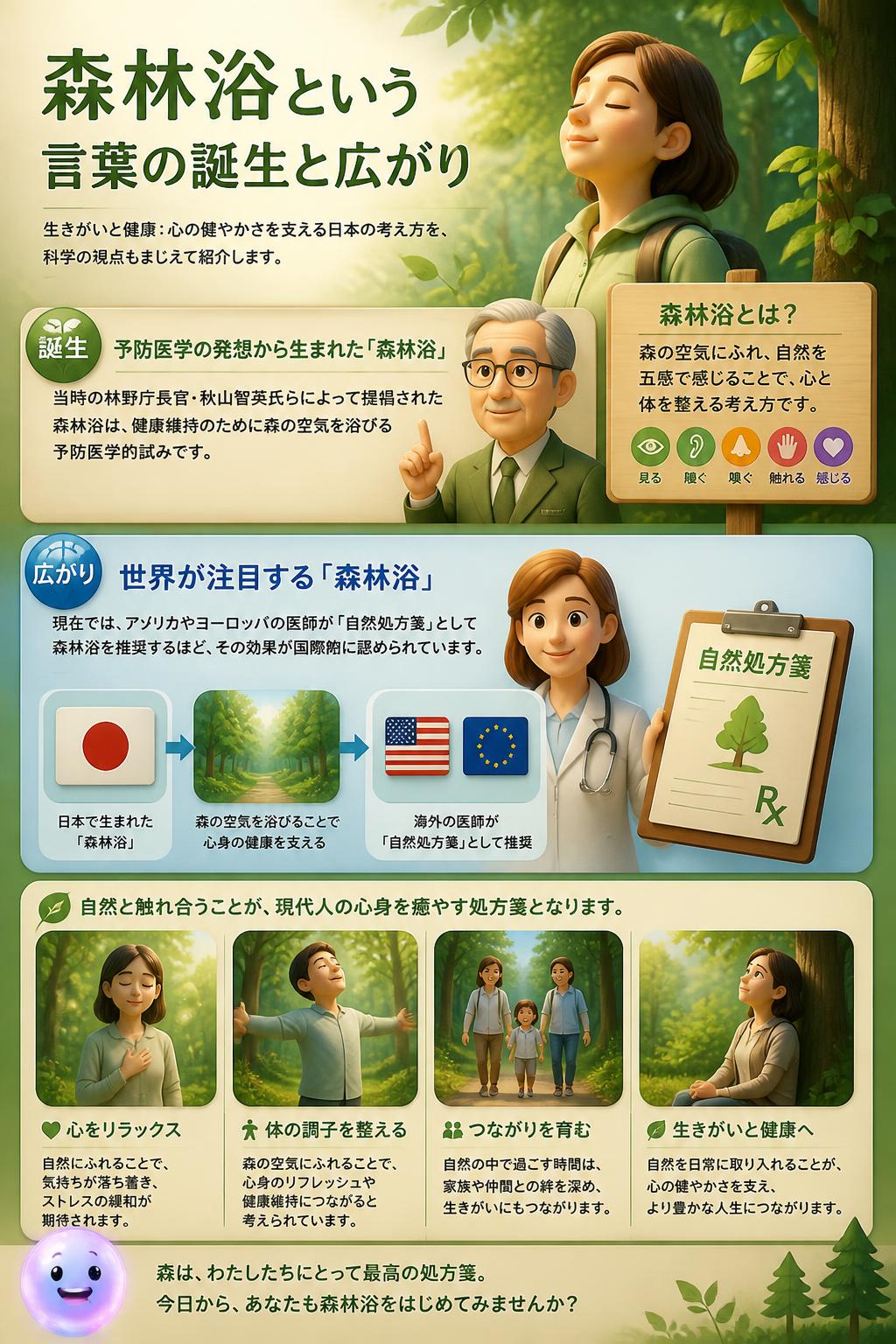 森林浴という言葉の誕生と広がり