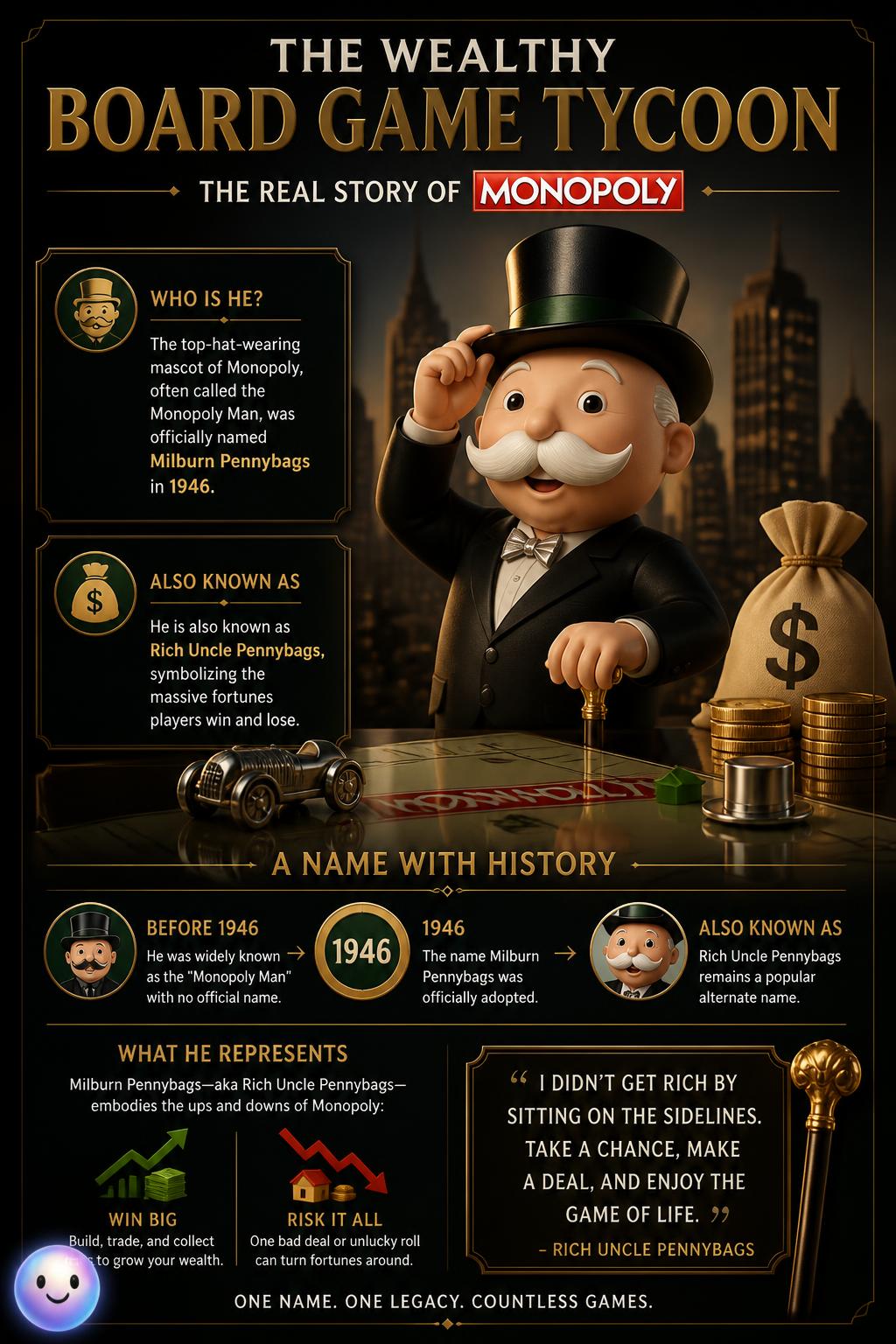 The wealthy board game tycoon