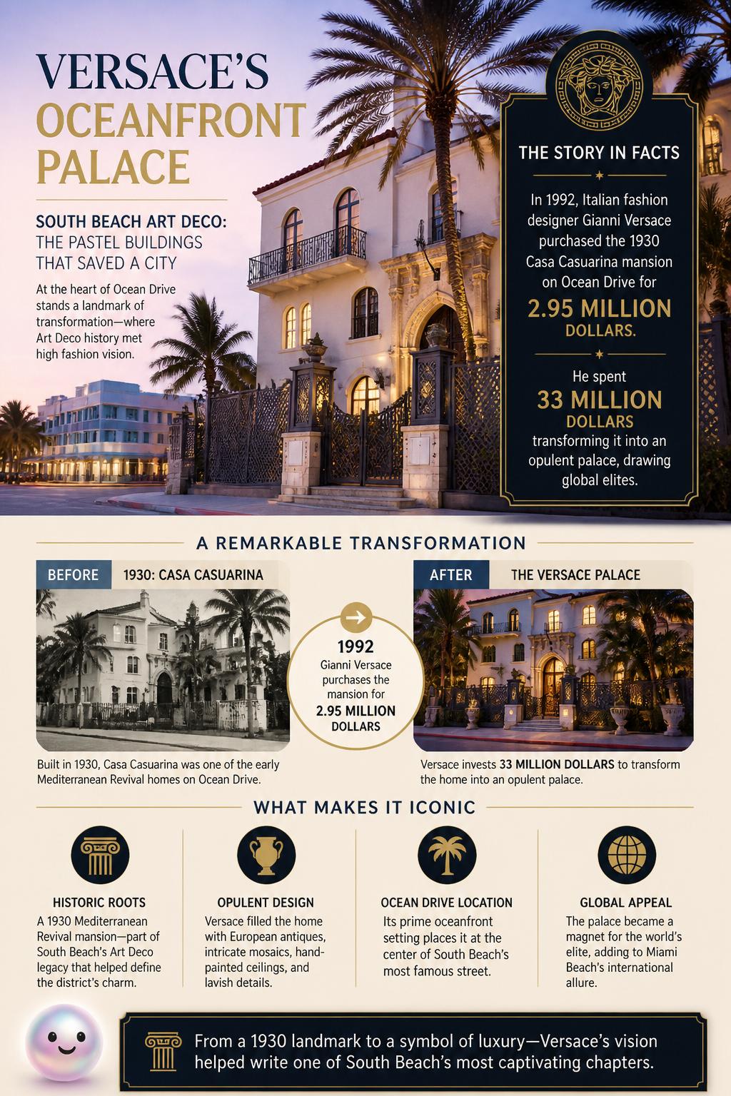 Versace's oceanfront palace