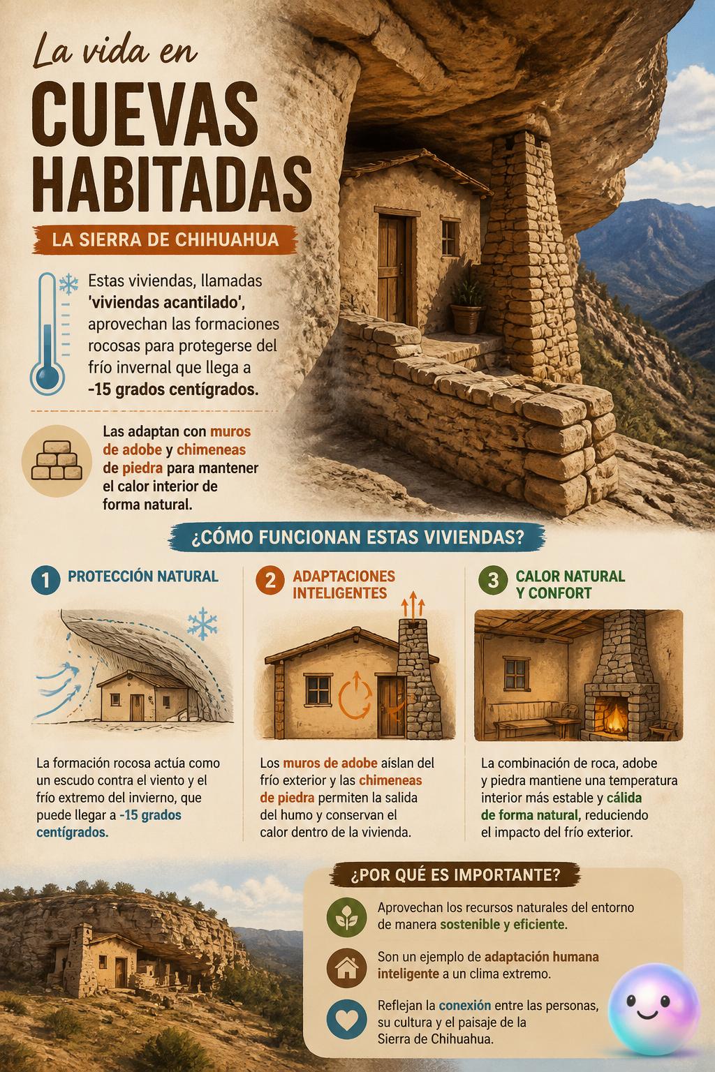 La vida en cuevas habitadas