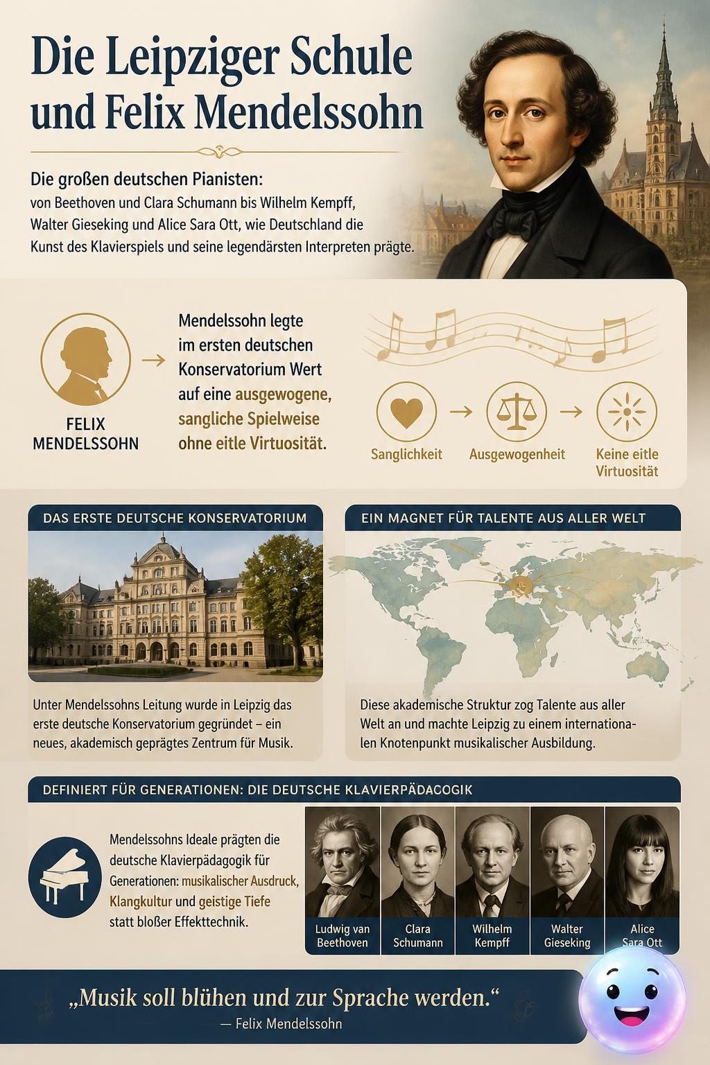 Die Leipziger Schule und Felix Mendelssohn