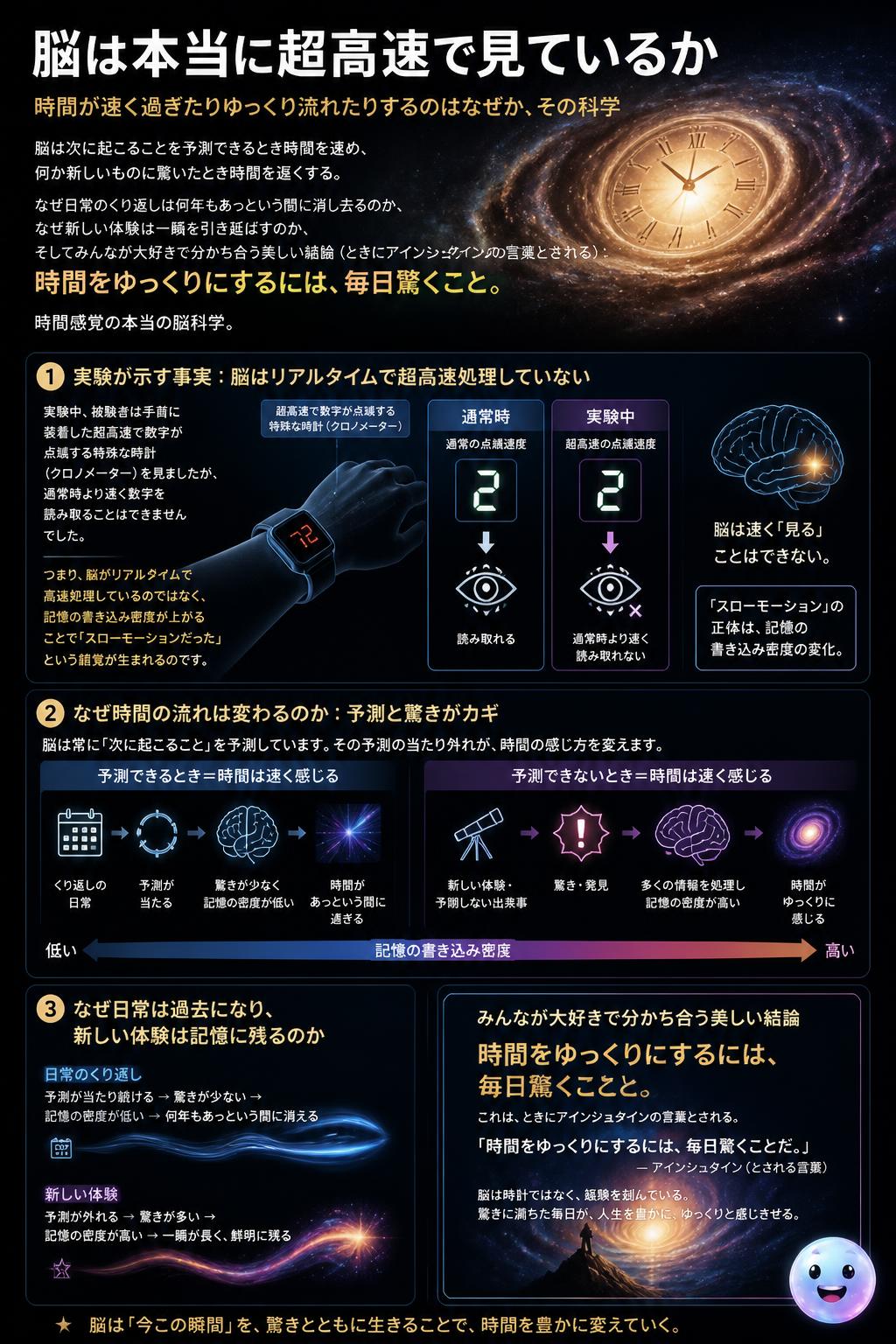 脳は本当に超高速で見ているか
