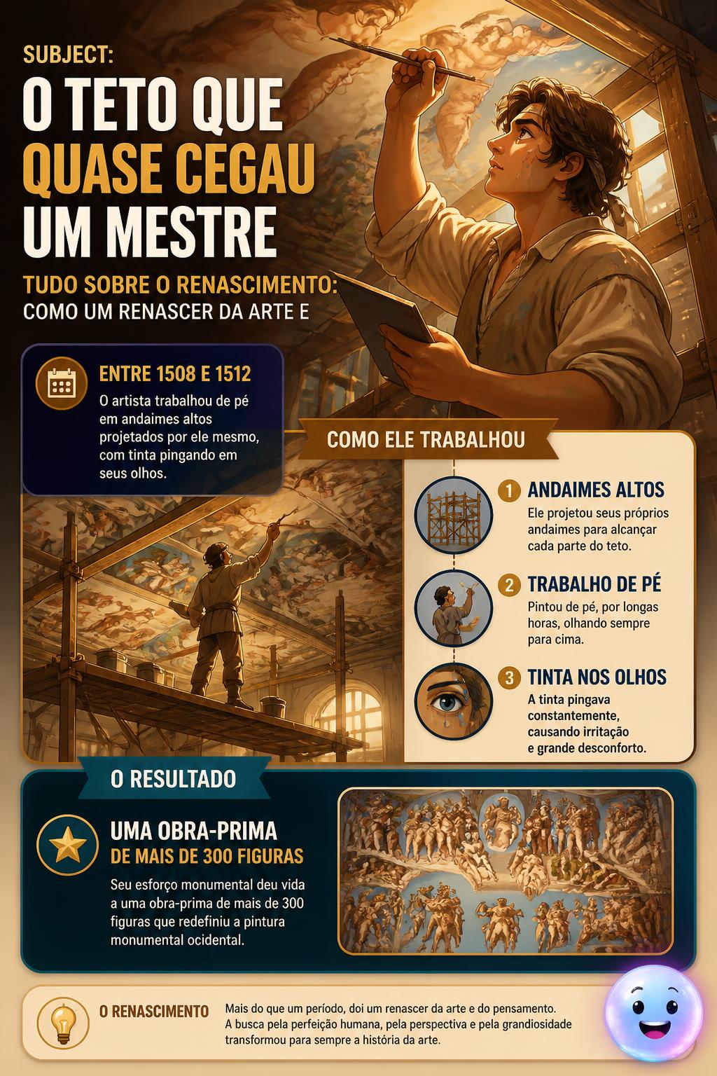 O teto que quase cegou um mestre