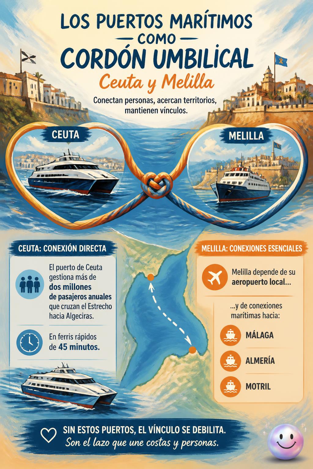 Los puertos marítimos como cordón umbilical
