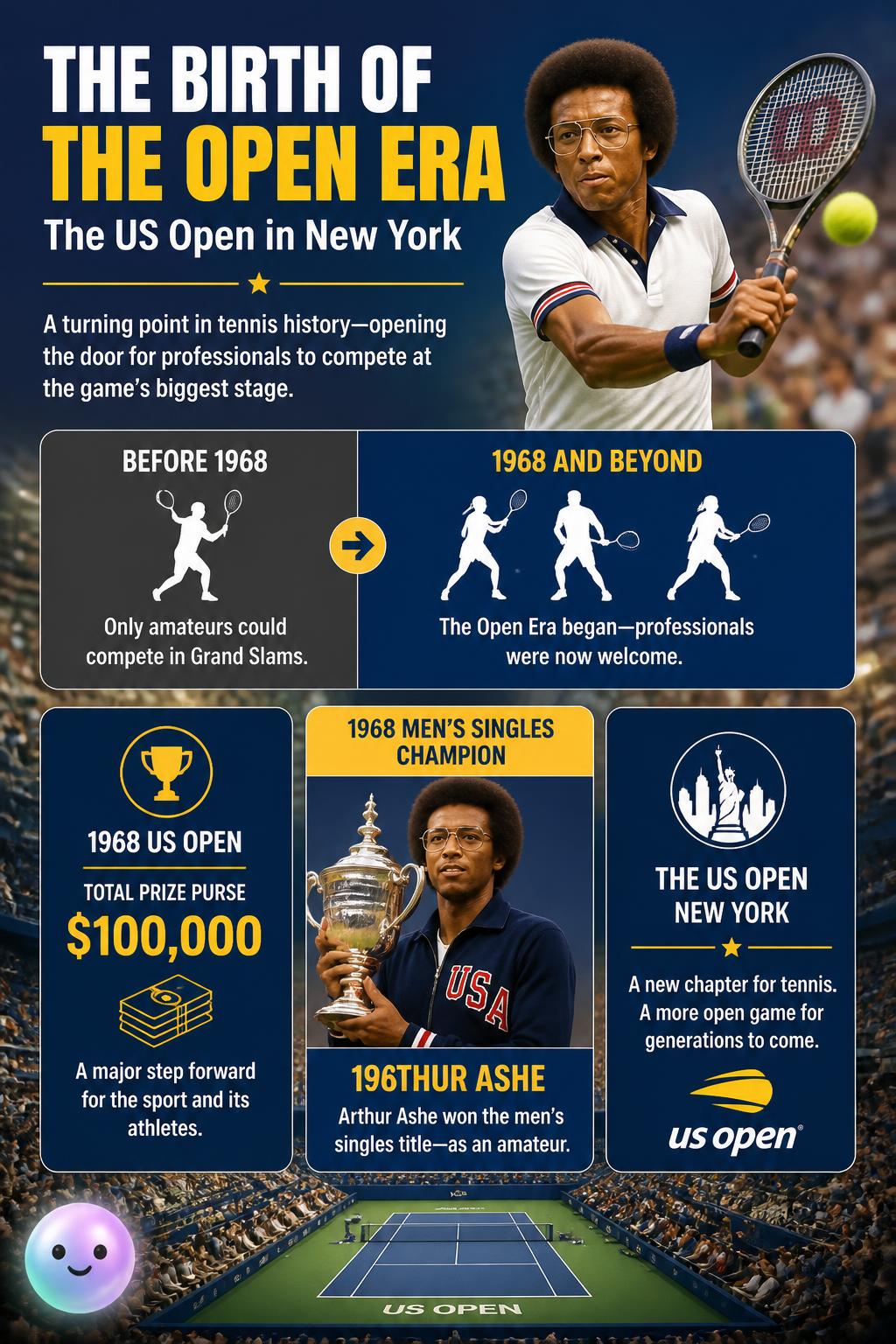 The birth of the Open Era