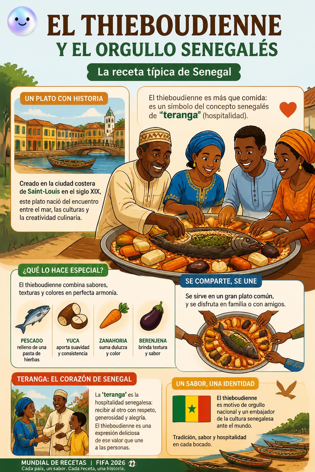 El thieboudienne y el orgullo senegalés