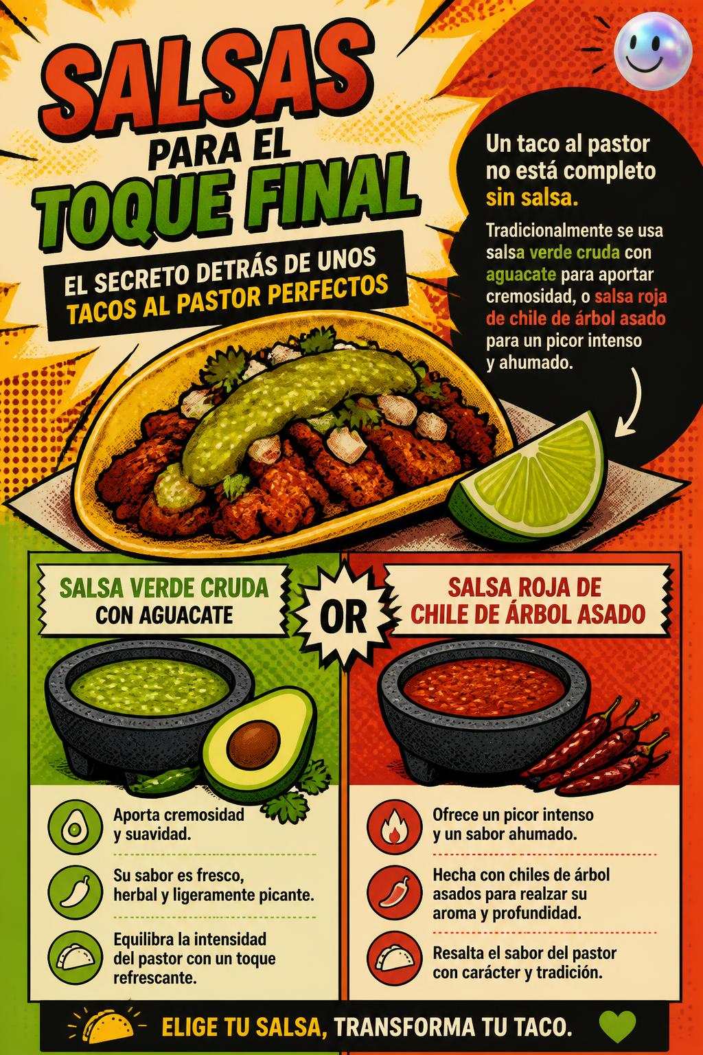 Salsas para el toque final
