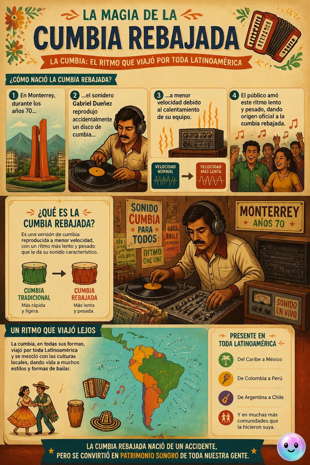 La magia de la cumbia rebajada