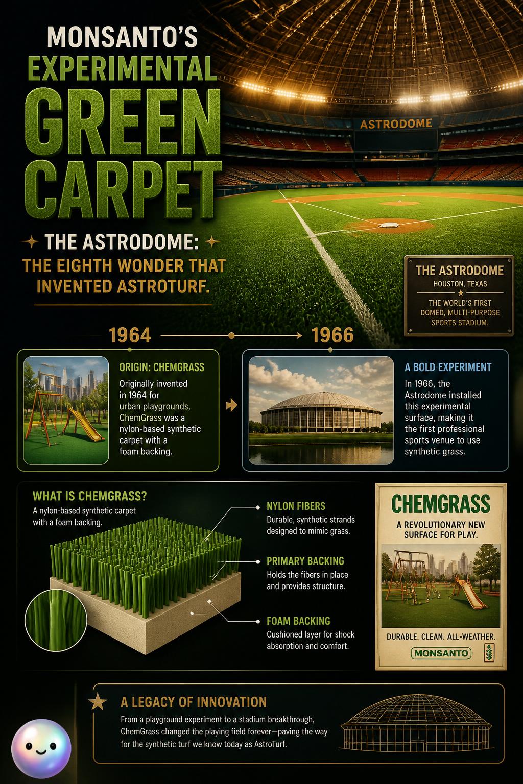 Monsanto's experimental green carpet