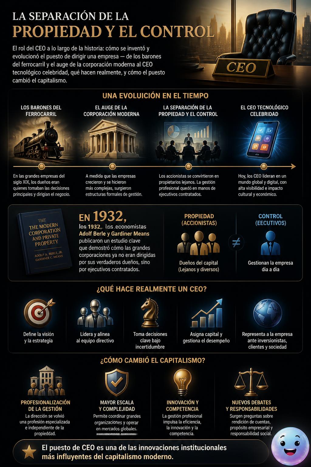 La separación de la propiedad y el control
