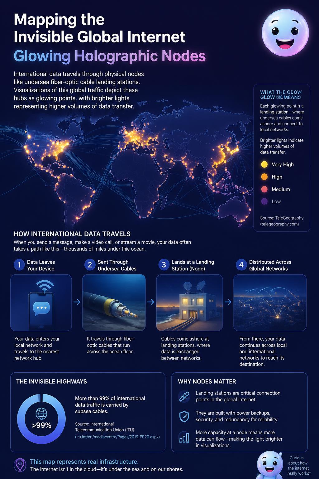Mapping the invisible global internet