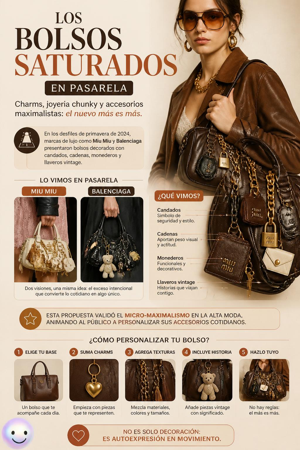 Los bolsos saturados en pasarela