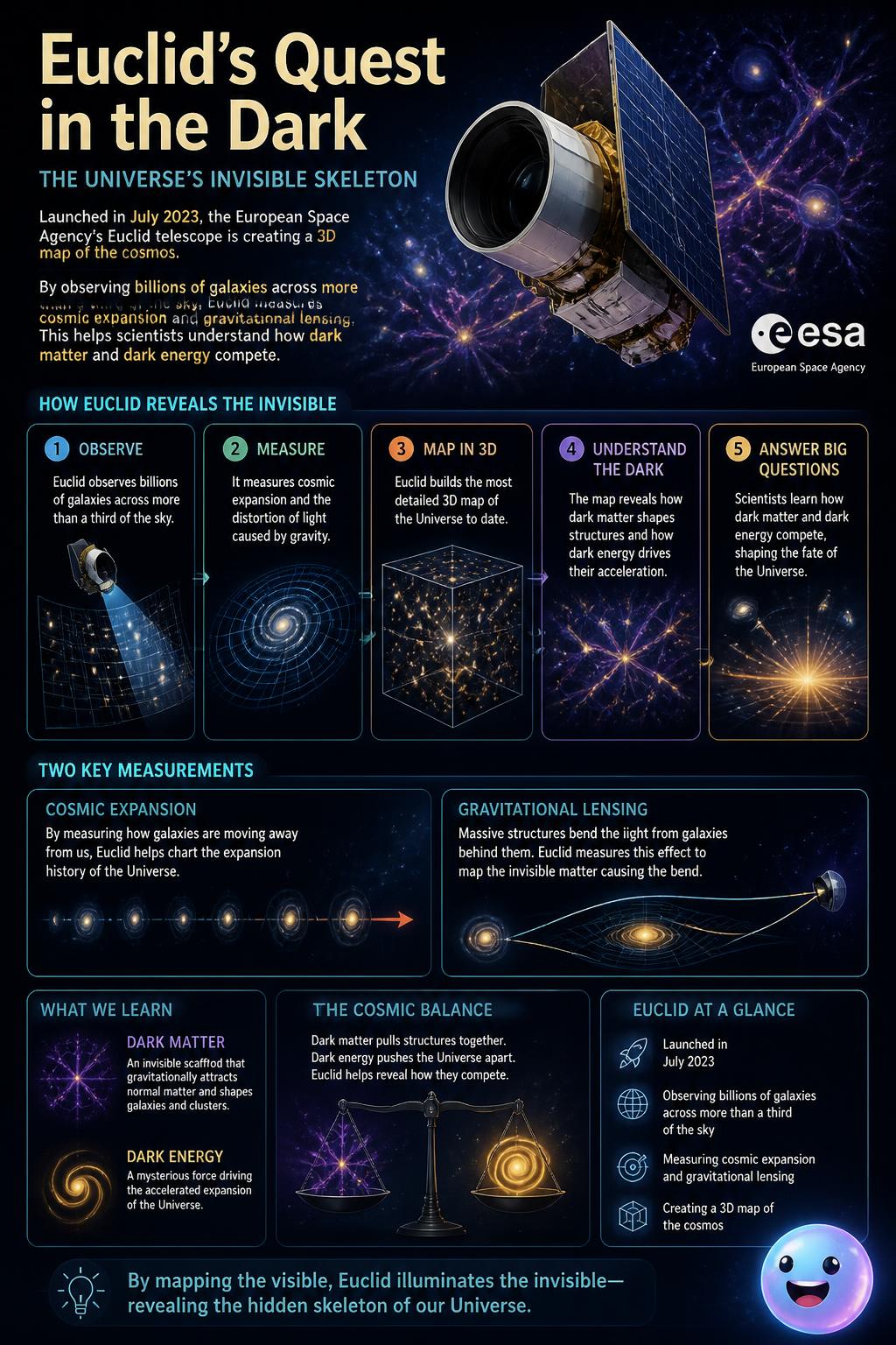 Euclid's quest in the dark