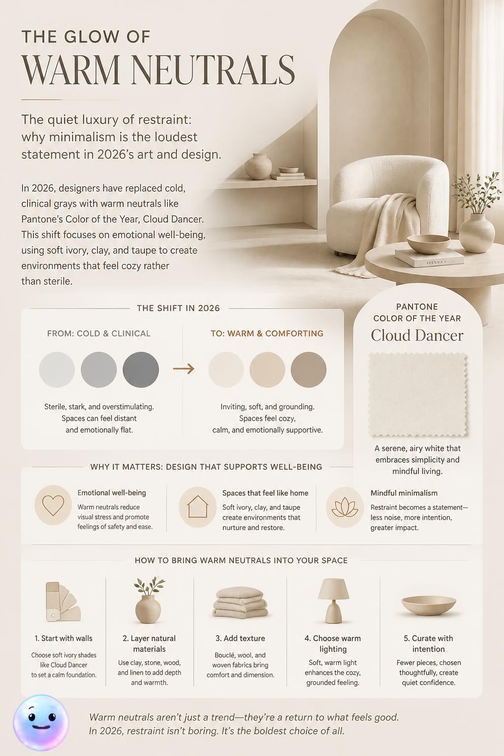 The glow of warm neutrals
