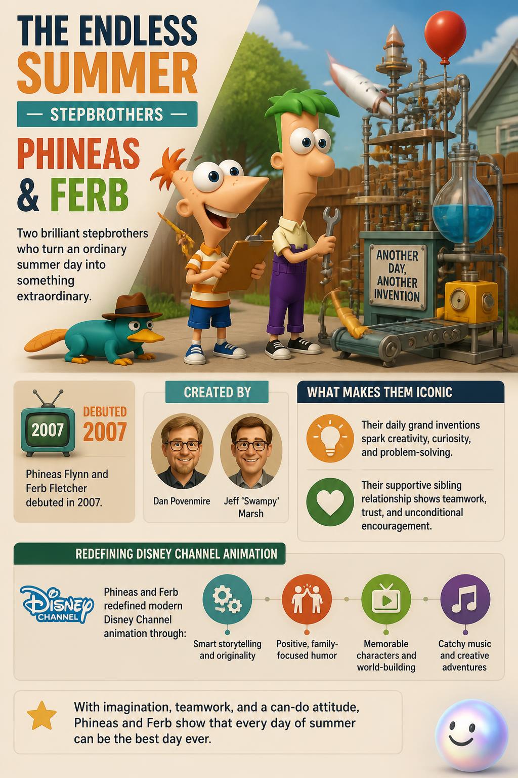 The endless summer stepbrothers Phineas and Ferb