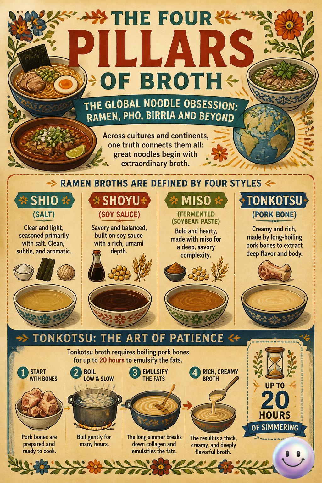The four pillars of broth