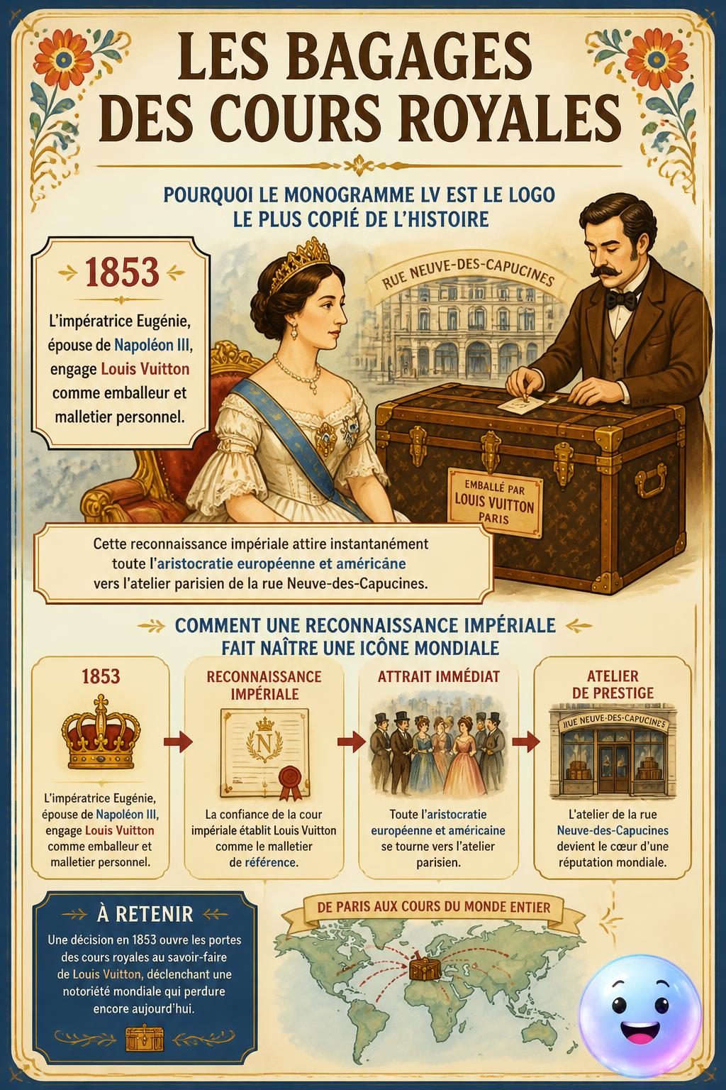Les bagages des cours royales