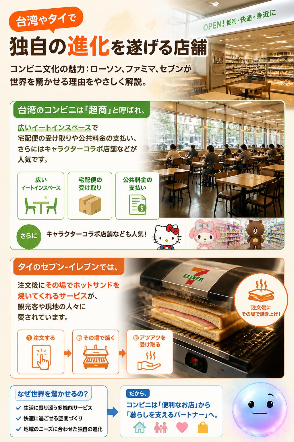 台湾やタイで独自の進化を遂げる店舗