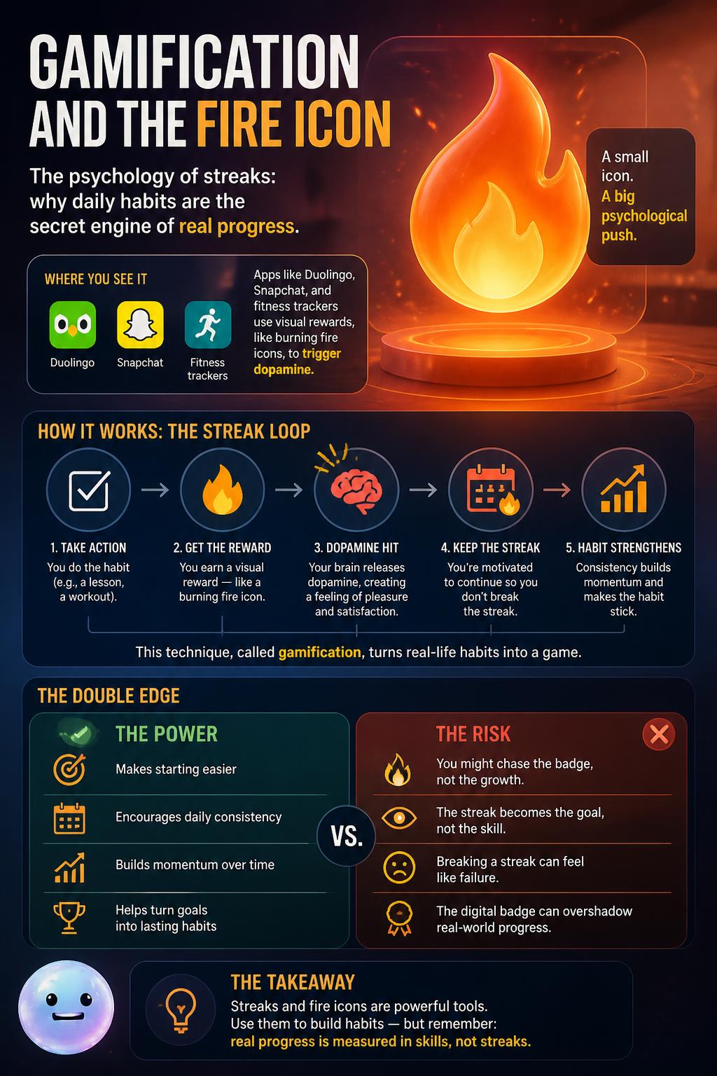 Gamification and the fire icon